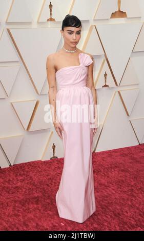 Los Angeles, California. 27th Mar 2022. Zoë Kravitz agli arrivi per 94th Academy Awards - Arrivi 5, Dolby Theatre, Los Angeles, CA 27 marzo 2022. Credit: Elizabeth Goodenough/Everett Collection/Alamy Live News Foto Stock