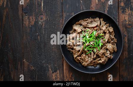 Bulgogi, cucina tradizionale coreana Foto Stock