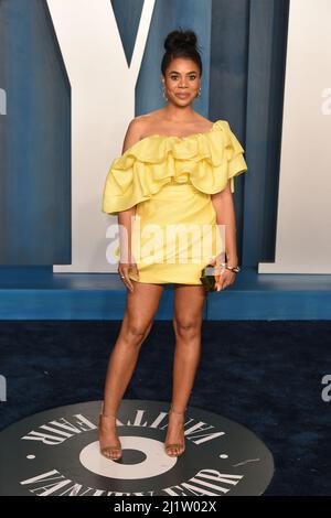 Regina Hall partecipa al Vanity Fair Oscar Party tenutosi presso il Walis Annenberg Center for the Performing Arts di Beverly Hills, Los Angeles, California, USA. Data foto: Domenica 27 marzo 2022. Foto Stock