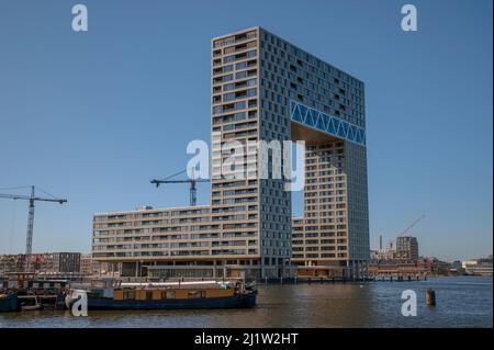 Pontsteigergebouw edificio ad Amsterdam Paesi Bassi 17-3-2022 Foto Stock