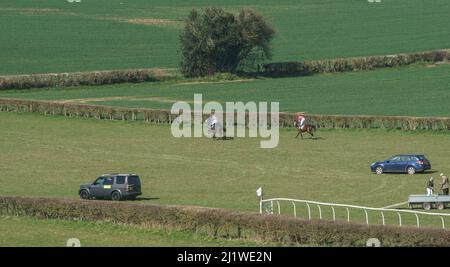 Curre e Llangibby puntano a Howick, vicino a Chepstow, Galles del Sud Foto Stock