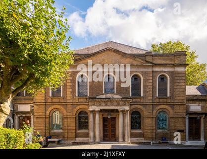 Wesley's Chapel e Leysian Mission. La casa del fondatore di Methodism, John Wesley. Londra. REGNO UNITO Foto Stock