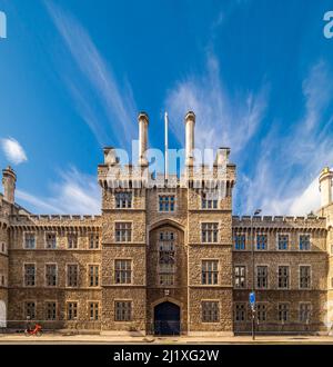 Facciata esterna Finsbury Barracks base della Honourable Artillery Company. City Road, Londra. Foto Stock