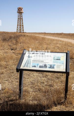 Il Granada War Relocation Center, noto agli internati come Camp Amache, era un campo di concentramento giapponese americano situato nel sud-est del Colorado Foto Stock