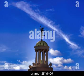 Alcuni dettagli architettonici della bellissima città spagnola di Barcellona Foto Stock