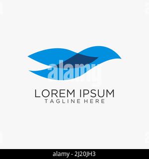 Logo trasparente per uccelli Illustrazione Vettoriale