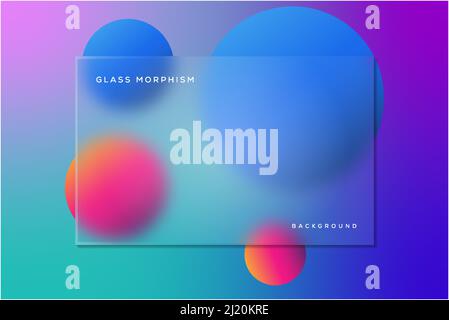 vetro morfismo sfondo illustrazione Illustrazione Vettoriale