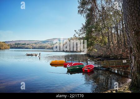 Stazione di nautica Pitlochry, Loch Tummel Foto Stock