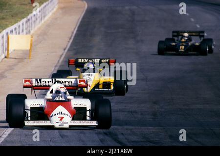 Alain Prost (fra) McLaren mp4/2 Tag Porsche 2nd posizione Foto Stock