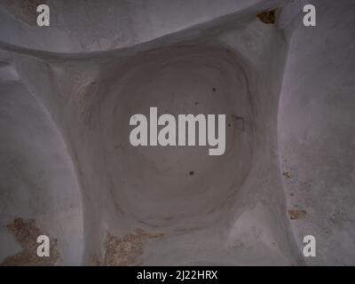 Soffitto della Chiesa di Santa Croce, la più piccola cattedrale del mondo, Nin, Croazia. Foto Stock