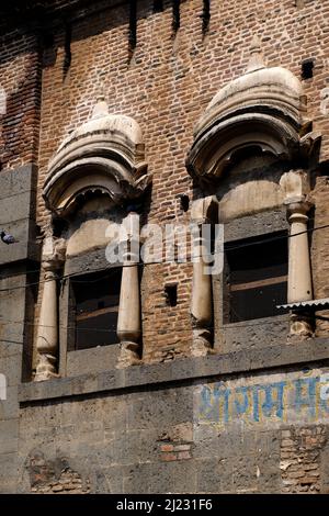 25 febbraio 2022, Holkar Sarkar Wada, Shri RAM Mandir a Pandharpur una piccola città situata nel distretto di Solapur, Maharashtra, India Foto Stock