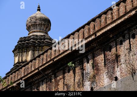 25 febbraio 2022, Holkar Sarkar Wada, Shri RAM Mandir a Pandharpur una piccola città situata nel distretto di Solapur, Maharashtra, India Foto Stock