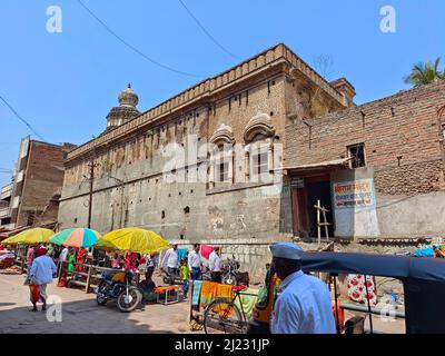 25 febbraio 2022, Holkar Sarkar Wada, Shri RAM Mandir a Pandharpur una piccola città situata nel distretto di Solapur, Maharashtra, India Foto Stock