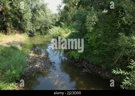 Fränkische Rezat / Franconia Rezat / Foto Stock