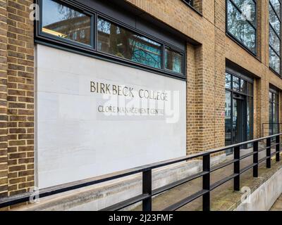 Birkbeck College Clore Management Center - il Clore Management Center presso il Birkbeck College, Università di Londra. Foto Stock