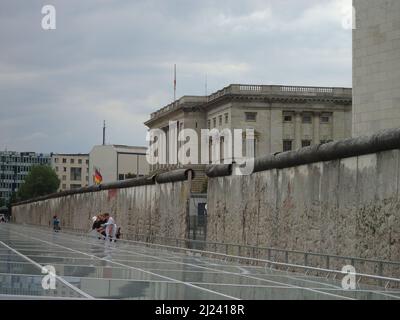 Monumenti, monumenti e strade di Berlino Foto Stock