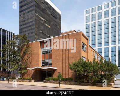 Edificio degli uffici nel centro di Clayton Foto Stock