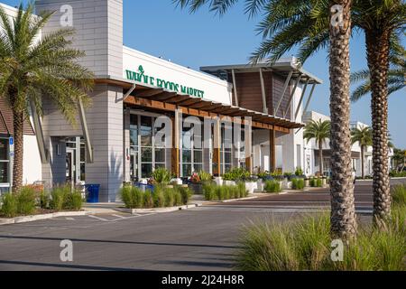 Whole Foods Market sulla Florida A1A a Jacksonville Beach, Florida. (STATI UNITI) Foto Stock