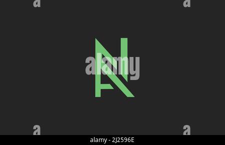 Lettere alfabetiche iniziali logo monogramma AN, NA, A e N. Illustrazione Vettoriale