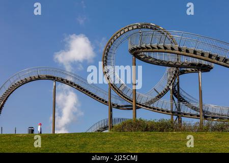 Opera d'arte Tiger and Turtle – Magic Mountain su un ex mucchio Foto Stock