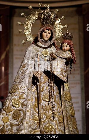 Vergine Maria, nostra Signora di Manilla. Basilica di Fourviere. Foto Stock