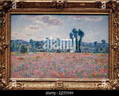 Campo papavero. Giverny ( 1890 -1891 ). Claude Monet ( 1840 - 1926 ). Mostra : icone d'arte moderna della collezione Morozov nella Fondazione lo Foto Stock