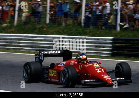 Michele Alboreto (ITA) Ferrari 156/85 3rd posizione Foto Stock