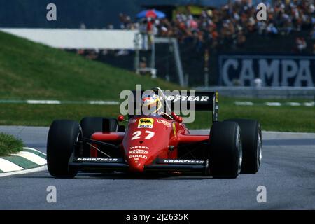 Michele Alboreto (ITA) Ferrari 156/85 3rd posizione Foto Stock