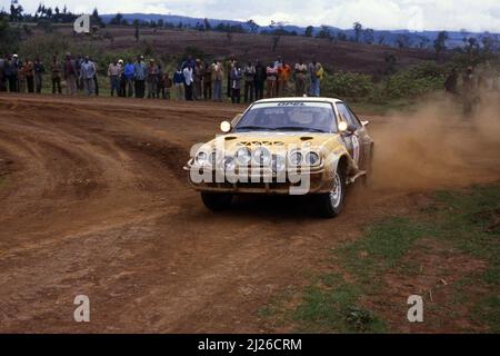 Erwin Weber (GER) Gunter Wanger (GER) Opel Manta 400 GrB Opel Euro Team Foto Stock