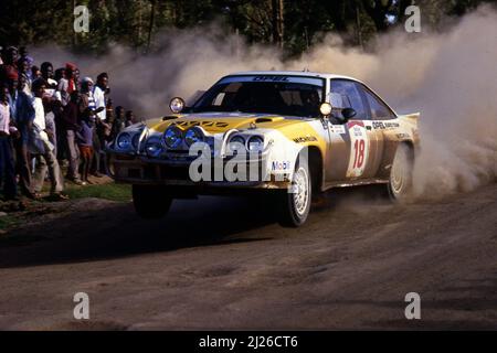 Erwin Weber (GER) Gunter Wanger (GER) Opel Manta 400 GrB Opel Euro Team Foto Stock
