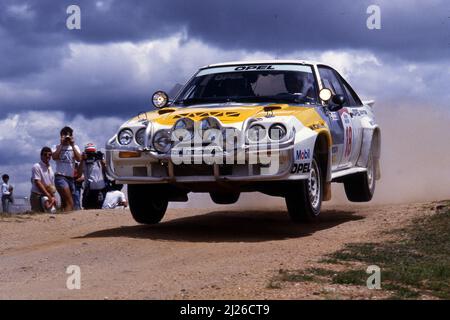 Erwin Weber (GER) Gunter Wanger (GER) Opel Manta 400 GrB Opel Euro Team Foto Stock