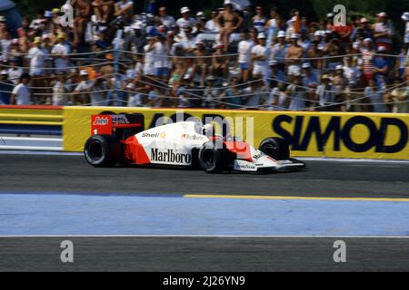 Alain Prost (fra) McLaren MP4/2C Tag Porsche 2nd posizione Foto Stock