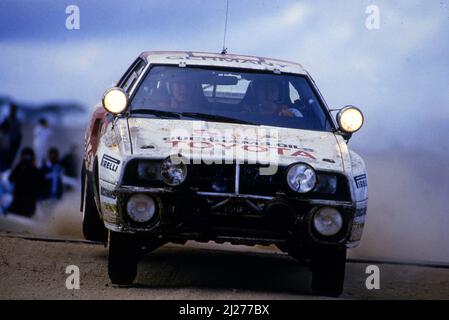 Erwin Weber (GER) Gunter Wanger (GER) Toyota Celica TCT GrB Toyota Team Europe Foto Stock