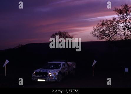 Mark Lovell (GBR) Roger Freeman (GBR) Ford RS 200 GRB Ford Motor Company Foto Stock