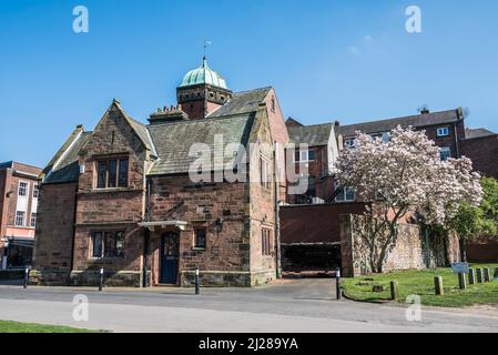 Carlisle Cattedrale Anglicana Gatehouse Foto Stock