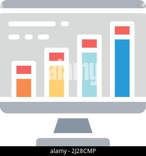 Infografica vettoriale, programmazione, codifica, icona della linea bianca del sito Web. Illustrazione Vettoriale