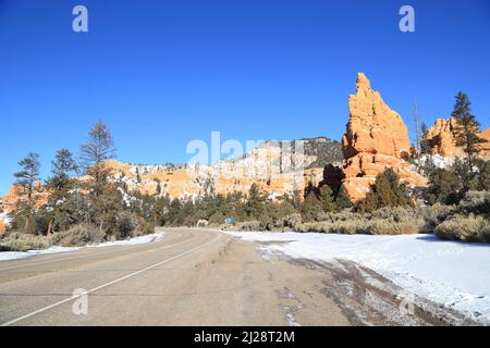 Red Canyon nella Dixie National Forest, Utah-USA Foto Stock