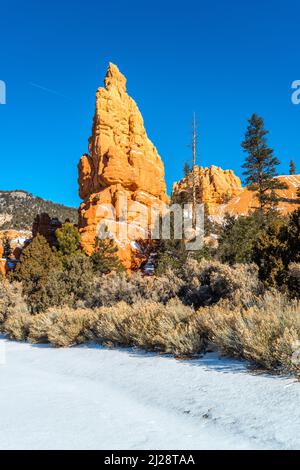 Red Canyon nella Dixie National Forest, Utah-USA Foto Stock