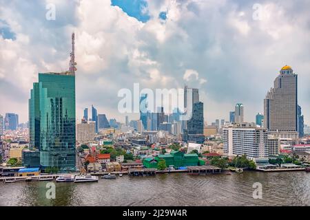 Panorama della città di Bangkok di giorno