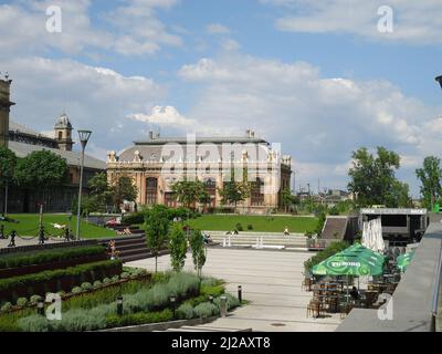 Stazione ferroviaria ungherese Foto Stock