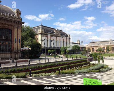 stazione ferroviaria di budapest, stazione di Nyugati, stazione ferroviaria Foto Stock