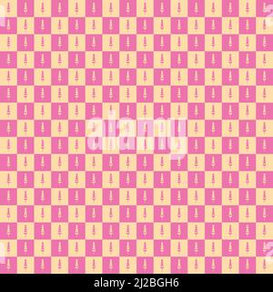 Disegno floreale senza cuciture vettore fiore forma doodle pianta astratto sfondo illustrazione per digitale e stampa materiali. Illustrazione Vettoriale