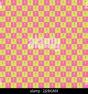 Disegno floreale senza cuciture vettore fiore forma doodle pianta astratto sfondo illustrazione per digitale e stampa materiali. Illustrazione Vettoriale