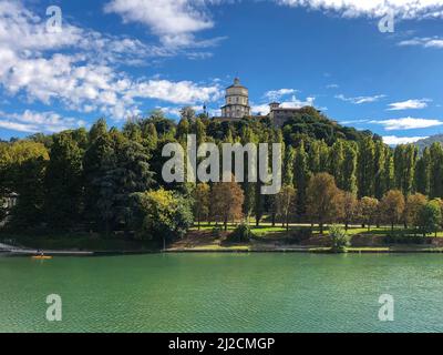 Convento dei Cappuccini, chiesa sul po nel centro di Torino, Piemonte, Italia Foto Stock