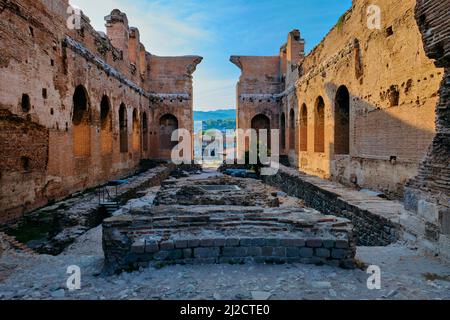 All'interno della Basilica Rossa di Bergama in Turchia Foto Stock