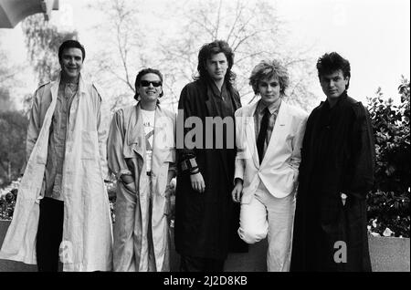 Duran Duran, gruppo musicale, Photo-Call, 13th maggio 1985. Foto Stock