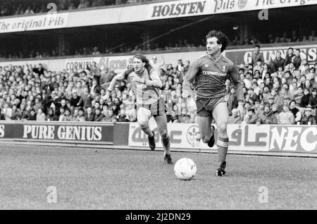 Liverpool 2-0 Southampton, fa Cup semi finale partita a White Hart Lane, sabato 5th aprile 1986. Craig Johnston Foto Stock