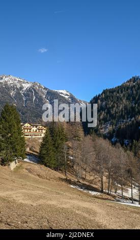 Splendida vista sul parco nazionale dello Stelvio Foto Stock