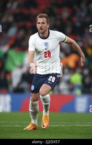 Londra, Regno Unito. 29th Mar 2022. Harry Kane (e) al The England / Ivory Coast International friendly al Wembley Stadium, Londra, Regno Unito il 29th marzo 2022. Credit: Paul Marriott/Alamy Live News Foto Stock