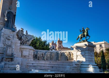 Monumento a la Constitucion de 1812, Cadice, Andalusia in Spagna Foto Stock